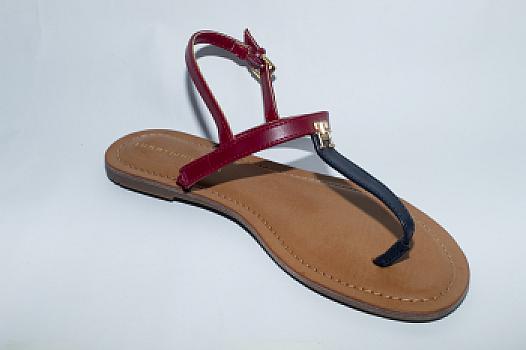 SANDALS TIRAS ROJO/AZUL 7