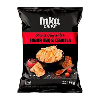 S. INKA CHIPS BBQ & CEBOLLA 135G