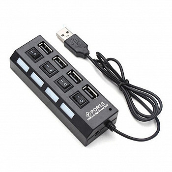 Extensor USB Hi-Speed HUB 4 Puertos USB 2.0 Tipo C