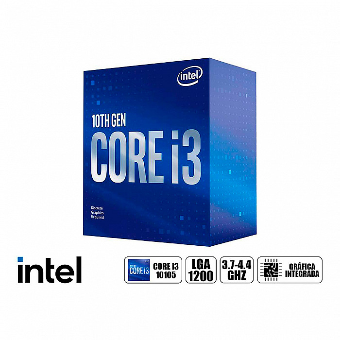 Procesador Intel Core i3-10105 Procesador Intel Core i3-10105