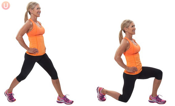 stationary lunge exercise - Bumbum perfeito já! Exercícios que funcionam de verdade, veja como!