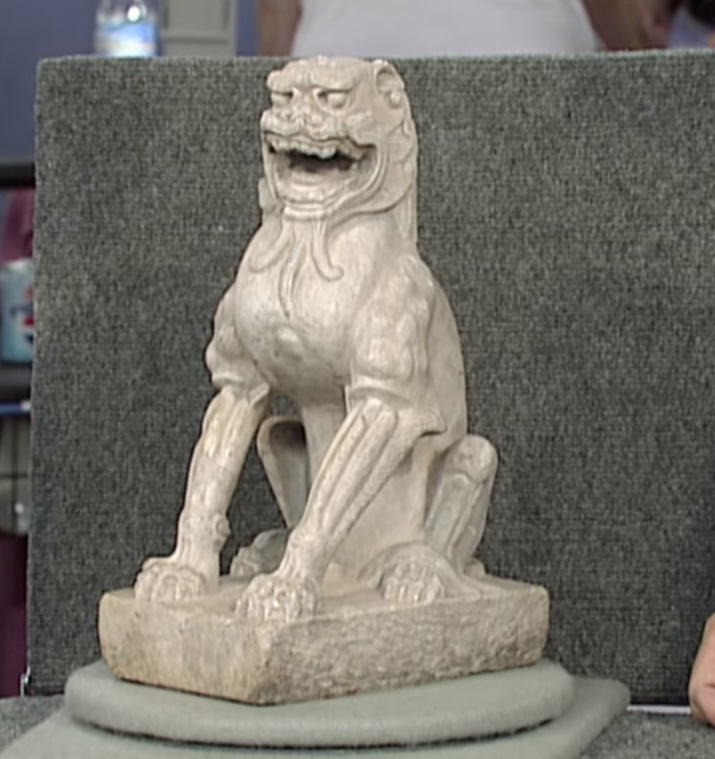 Woman Brought Old Marble Lion Statue To Appraiser Only To Learn It Was