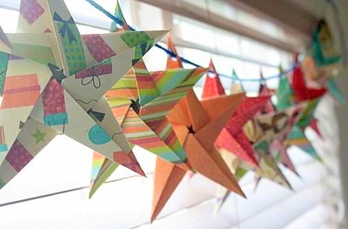 origami-star-garland