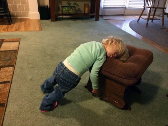 24 Hilarious Photos Proving That Kids Can Literally Sleep Anywhere. #8 Made My Day, LOL!