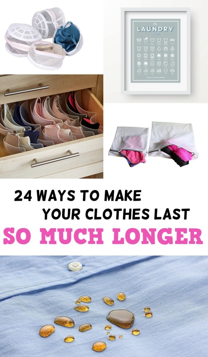 Here&#x27;s a bunch of ways to make your clothes last longer.