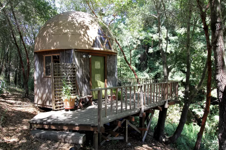 Cabina en forma de hongo en Aptos, California