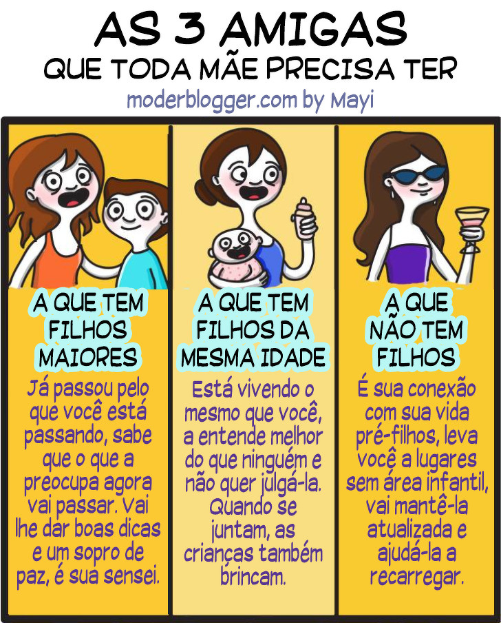 20 Ilustrações de uma mãe que conta como é o lado B de ter filhos