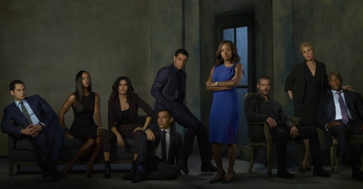 Elenco de How To Get Away With Murder reunido para una fotografía