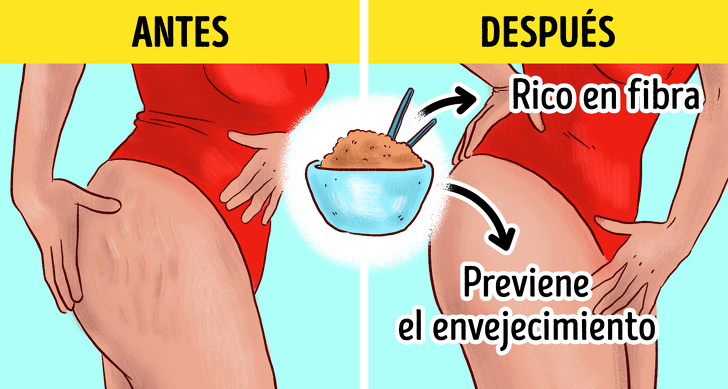 10 Alimentos que puedes incluir en tu dieta para luchar contra la celulitis y algunas recomendaciones para disminuirla