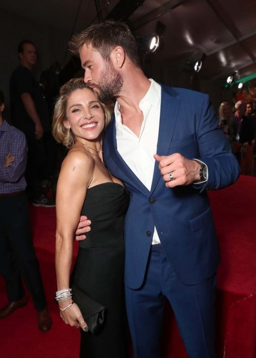 Elsa Pataky y Chris Hemsworth juntos en alfombra roja