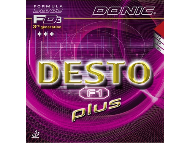 DONIC Desto F1 Plus schwarz 1.8 mm