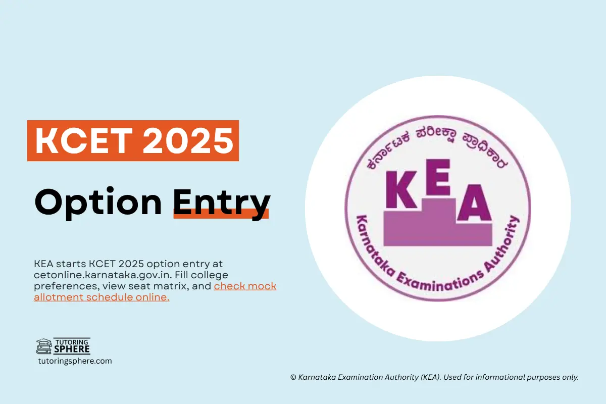 KCET 2025 Option Entry Begins at KEA Website – Fill Choices Now