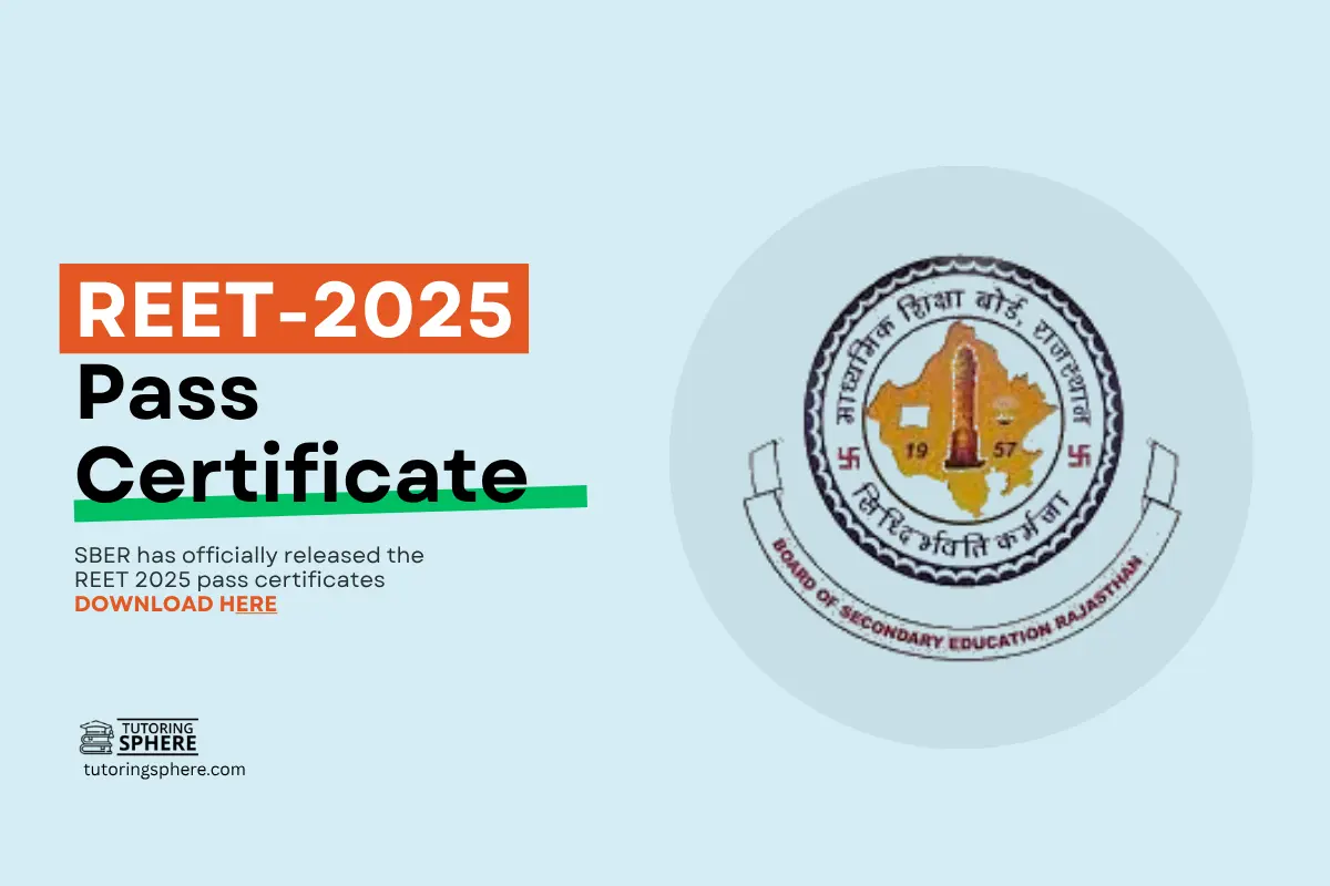 REET 2025 Pass Certificate Released at reet2024.co.in – Download Now