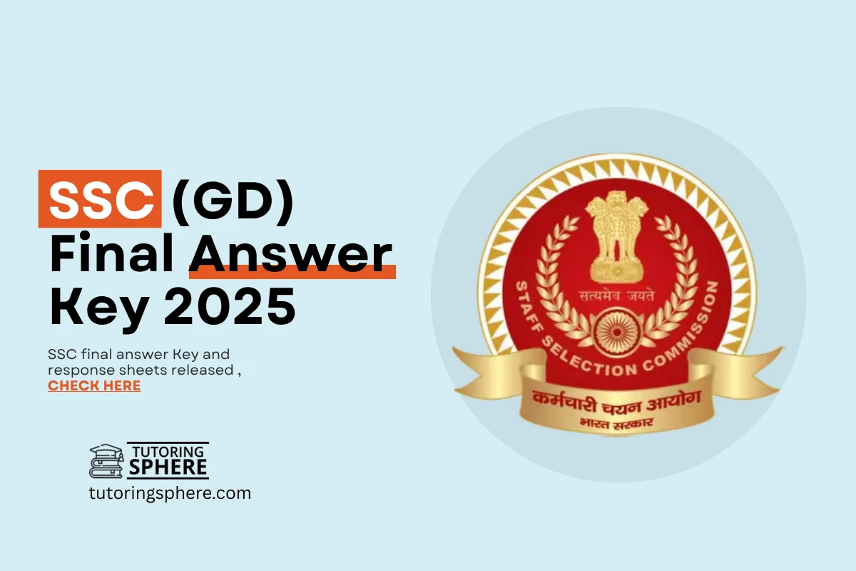 SSC GD Final Answer Key & Score Card 2025 Released – What’s Next?