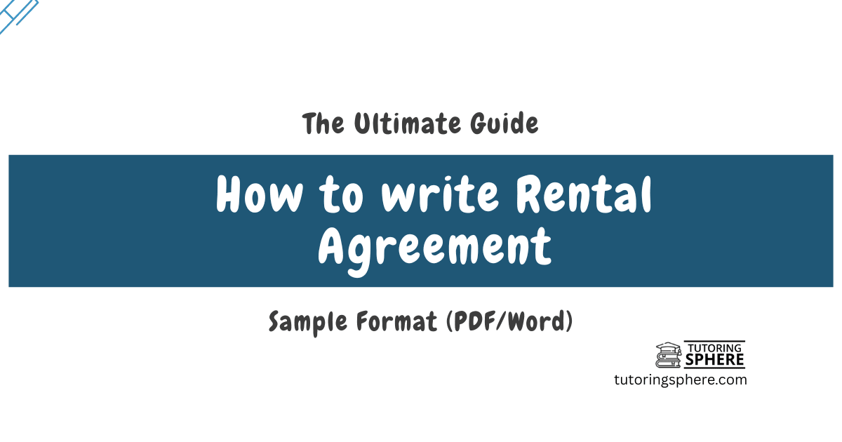 Rental Agreement Format in PDF & Word | Download Free Templates