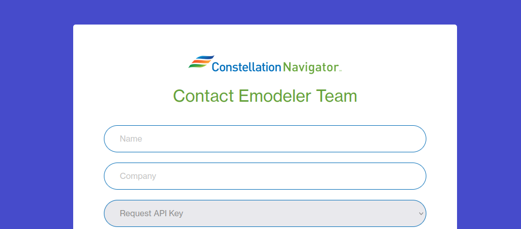 API key contact form illustration