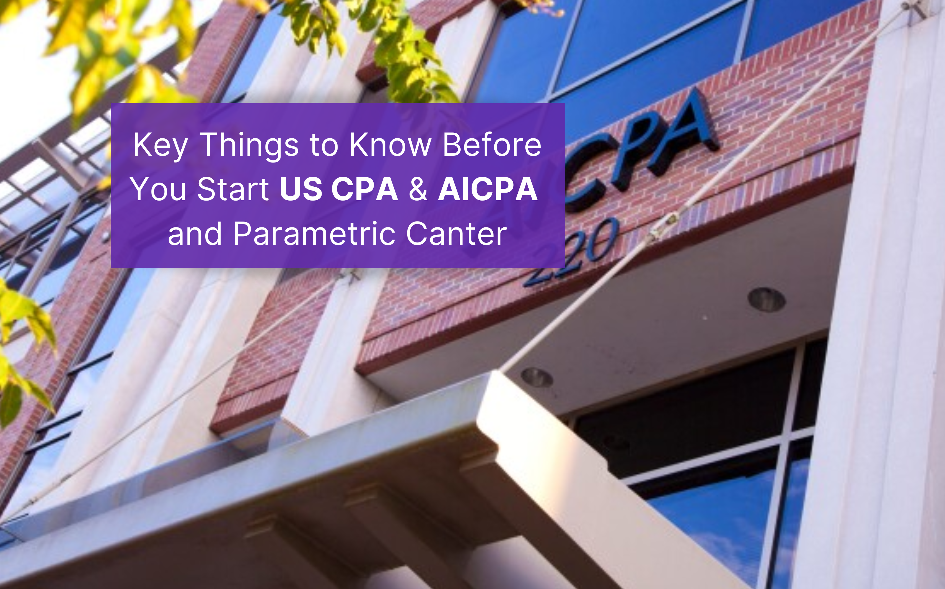 US CPA Course Details