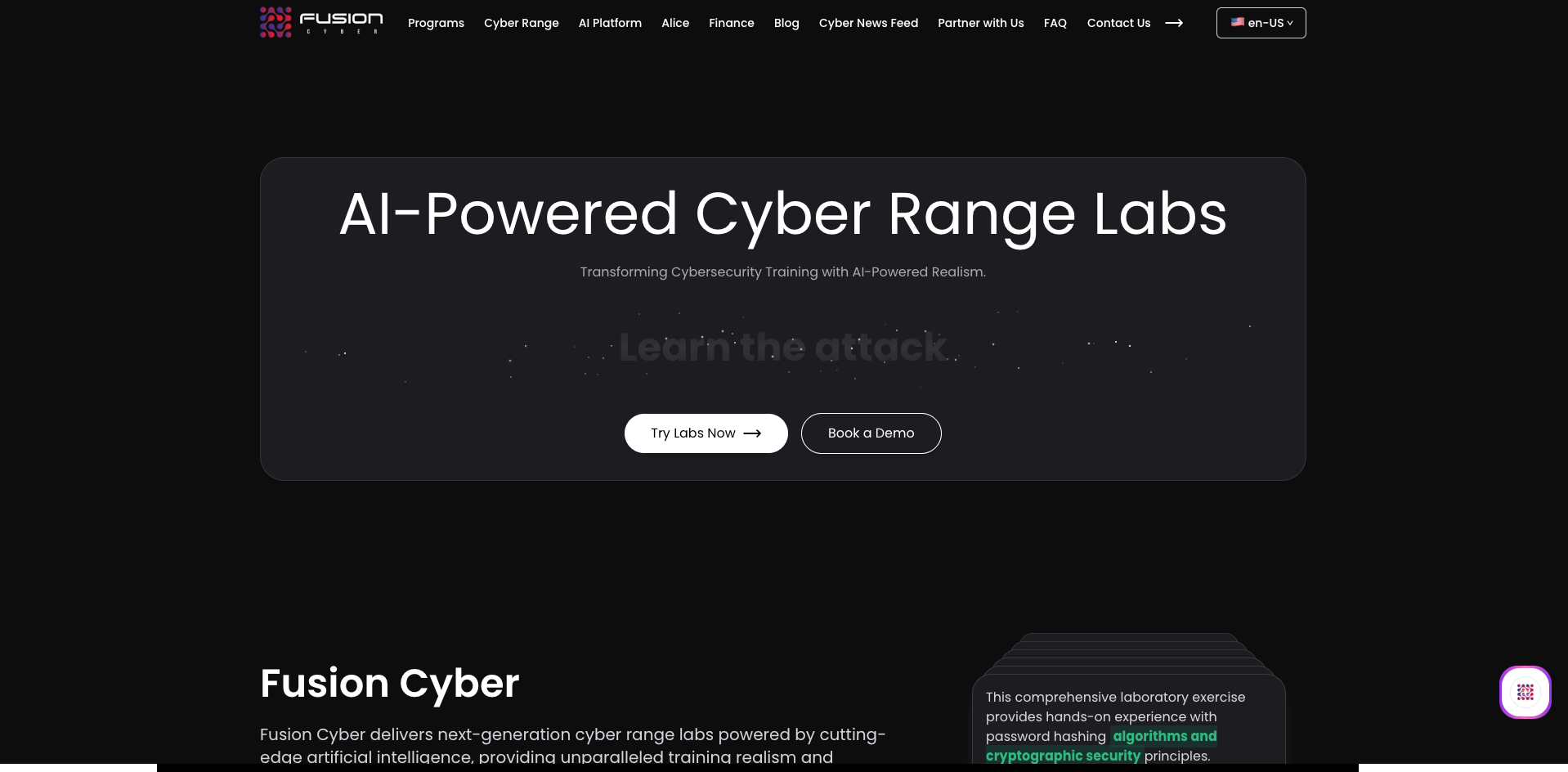 Cyber Range Training | Fusion Cyber