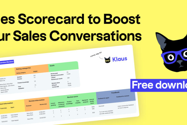 #1 Sales Scorecard to Boost Your Sales Conversations