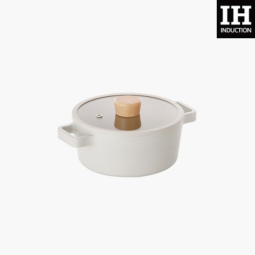 [네오플램] 피카 인덕션 16cm 양수냄비 / 화이트