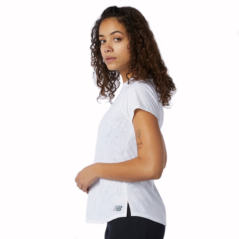 Producto Q Speed Fuel Jacquard Mujer Camiseta Trail Running New Balance