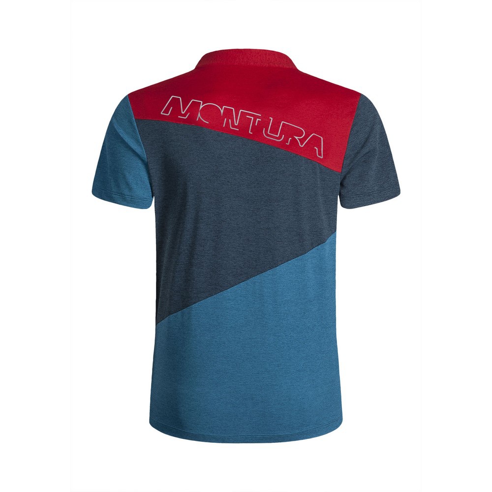 Vertical Block Zip Hombre - Camiseta Trekking Montura