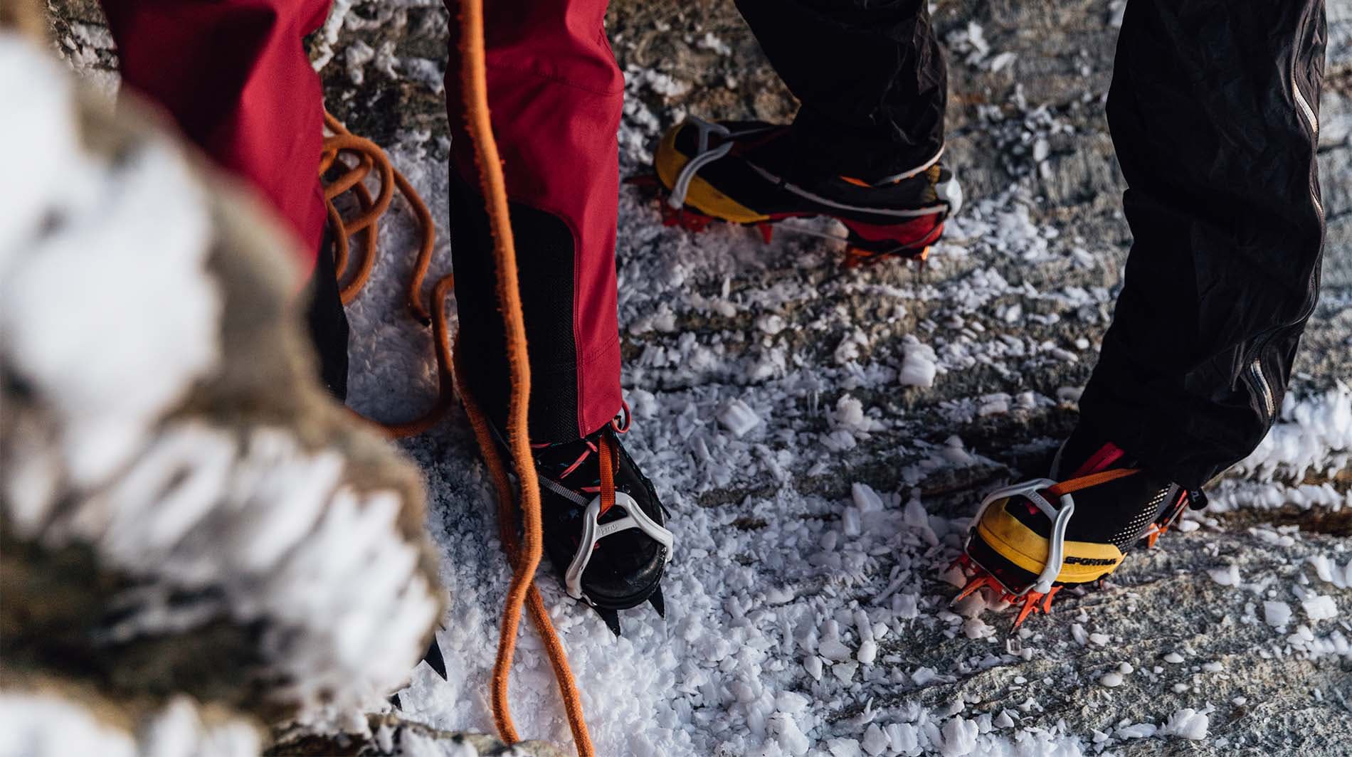 Cómo elegir tus crampones para montaña, alpinismo y esquí