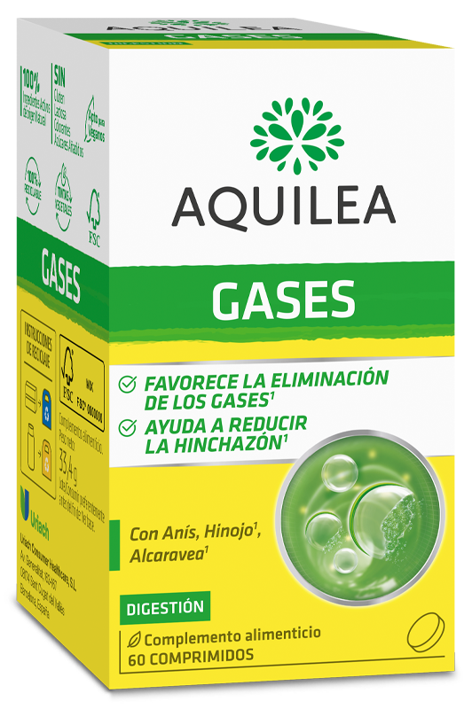 Aquilea Gases 60 comprimidos - Farmacia Estrada