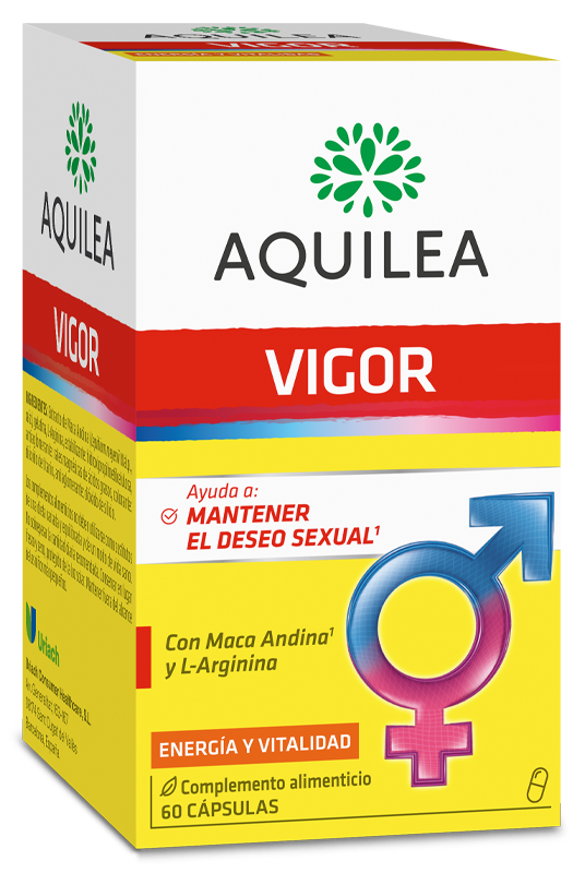AQUILEA VIGOR EL 60 CAPS (MACA ANDINA, ZINC Y GINSENG ROJO COREANO) (SEXO)
