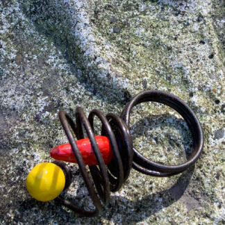 Bague en céramique et métal Patrick Stega fruits