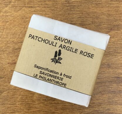 savon artisanal patchouli argile rose savonnerie le philanthrope