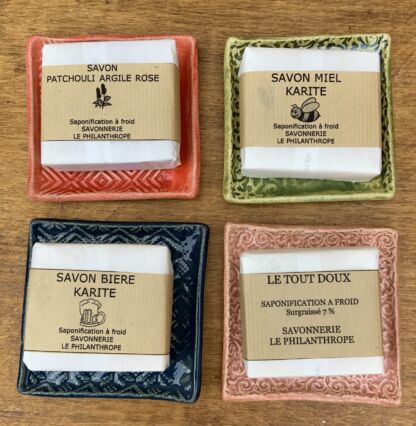 4 savons artisanaux savonnerie le philanthrope