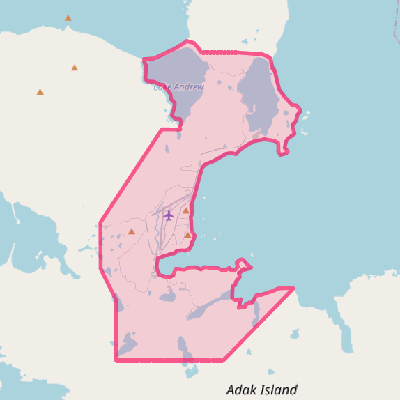 Map of Adak