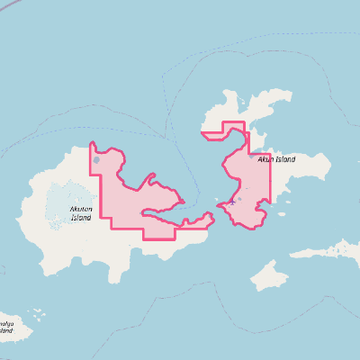 Map of Akutan