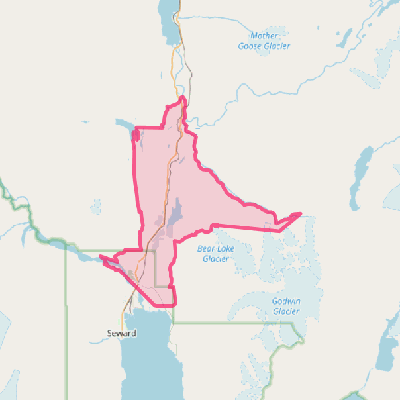 Map of Bear Creek