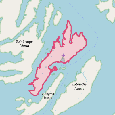 Map of Chenega