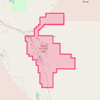 Map of Eielson AFB