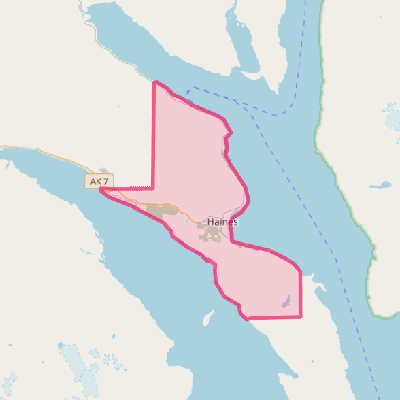 Map of Haines