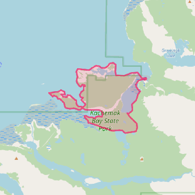 Map of Halibut Cove