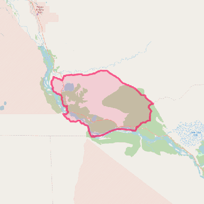 Map of Harding-Birch Lakes