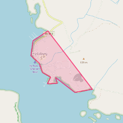 Map of Hydaburg