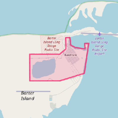 Map of Kaktovik