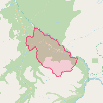 Map of Kenny Lake