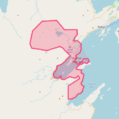 Map of Kodiak Station