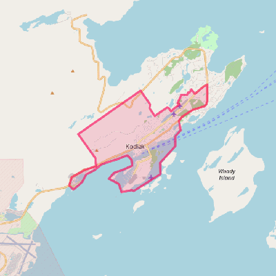 Map of Kodiak