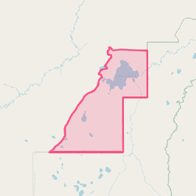 Map of Lake Minchumina