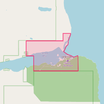 Map of Larsen Bay