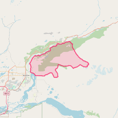 Map of Lazy Mountain