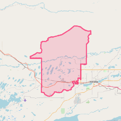 Map of Meadow Lakes