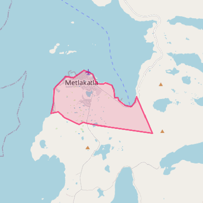 Map of Metlakatla